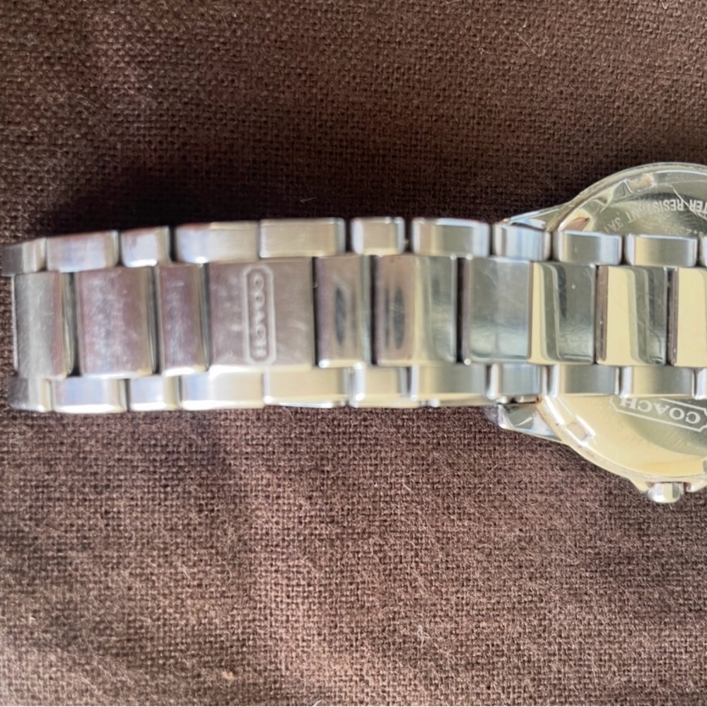 Coach Metallic Silver Watch - Picture 3 of 3